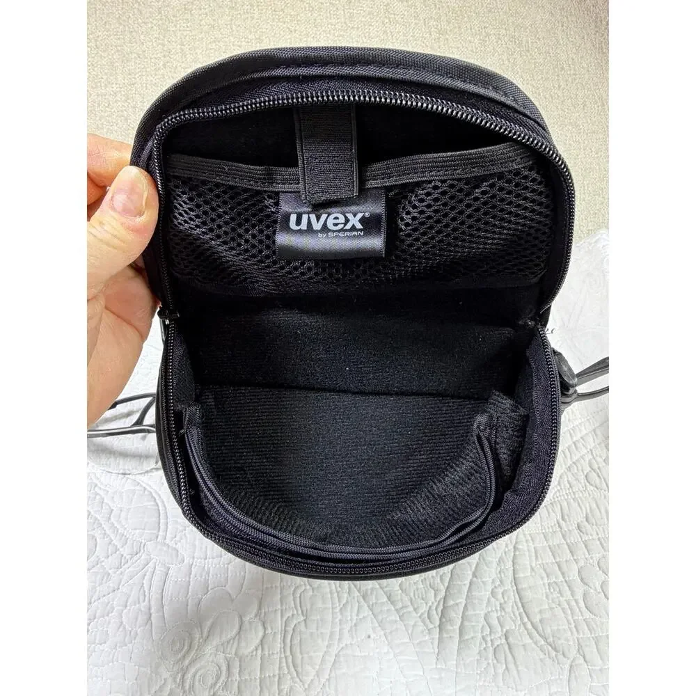 UVEX by Sperian Unisex Clear Black Safety Glasses Eyewear Case Sunglasses Set